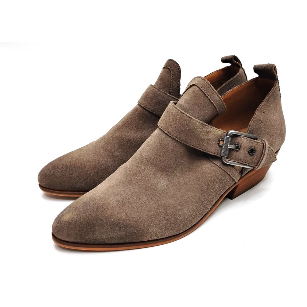 Frye Mia Women's Cutout Bootie Authentic Suede 9 M